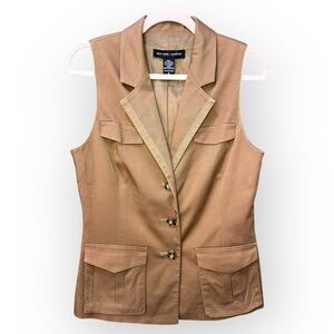 New York & Company Camel Sleeveless Vest. Size 8
